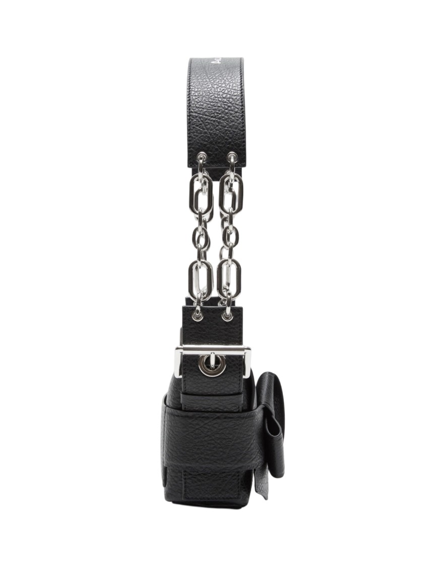 Acne Studios Structured Small Shoulder Bag In Black