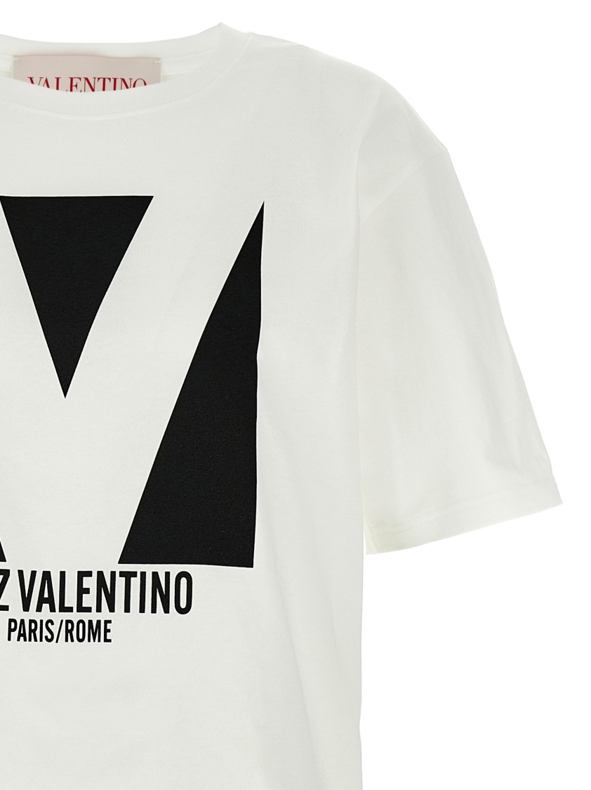 Valentino Garavani Cotton Jersey T-shirt In White
