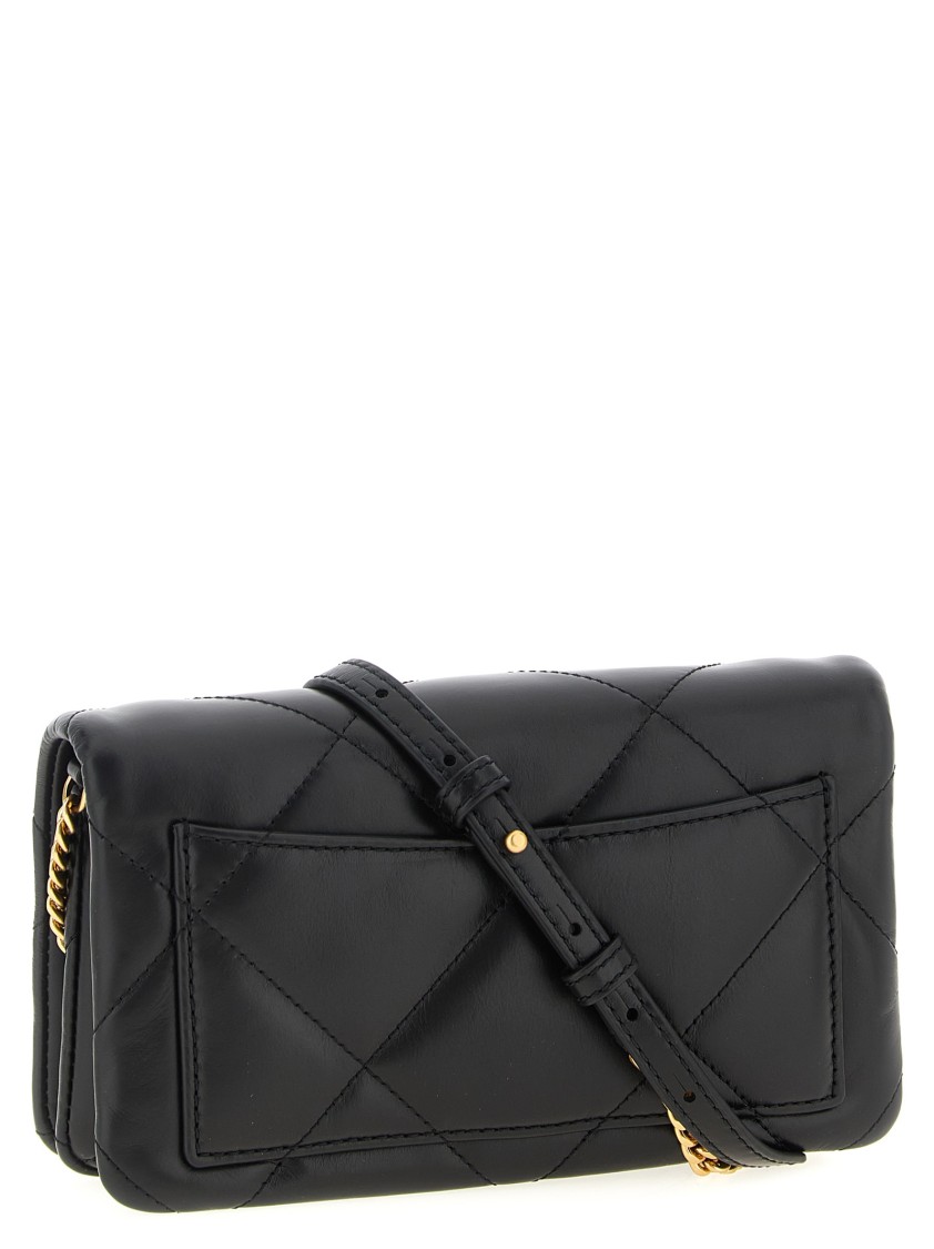 Tory Burch Kira Diamond Wallet On Chain In Black