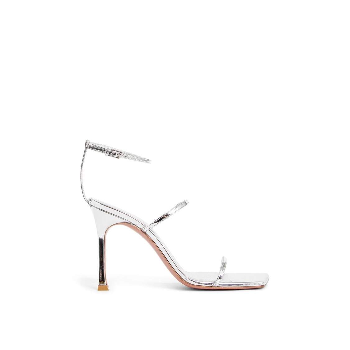 AMINA MUADDI AMINA MUADDI CALF LEATHER MAYA SANDALS WITH ADJUSTABLE BUCKLE