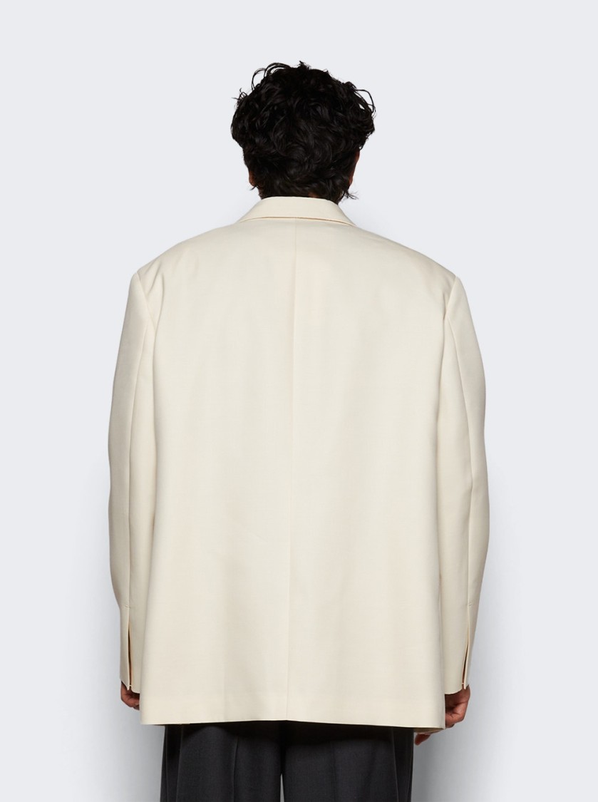 Jil Sander Blazer 55 Tm Natural In White