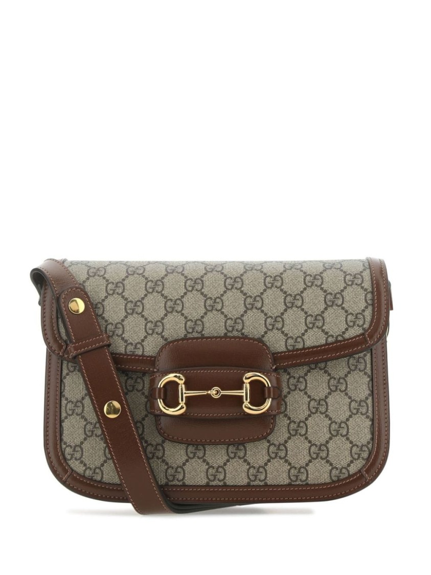 Gucci 1955 Horsebit Shoulder Bag In Gray
