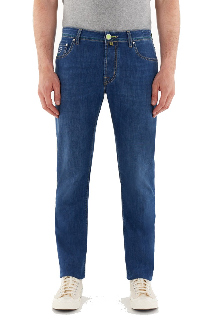 Jacob Cohen Refined Denim Trousers With Modern Cut