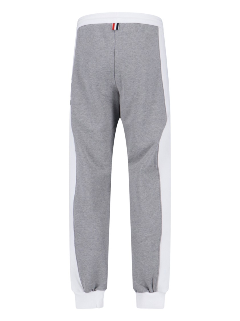 Thom Browne "4-bar" Track Pants – Light Grey In Gray