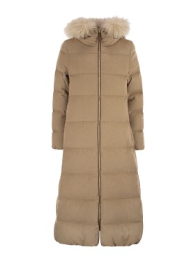 Herno Angela Ultralight Padded Bomber Jacket With Detachable