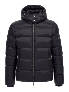 Moorer Blue Three-Quarter Coats Coat & Jacket | THE LIST