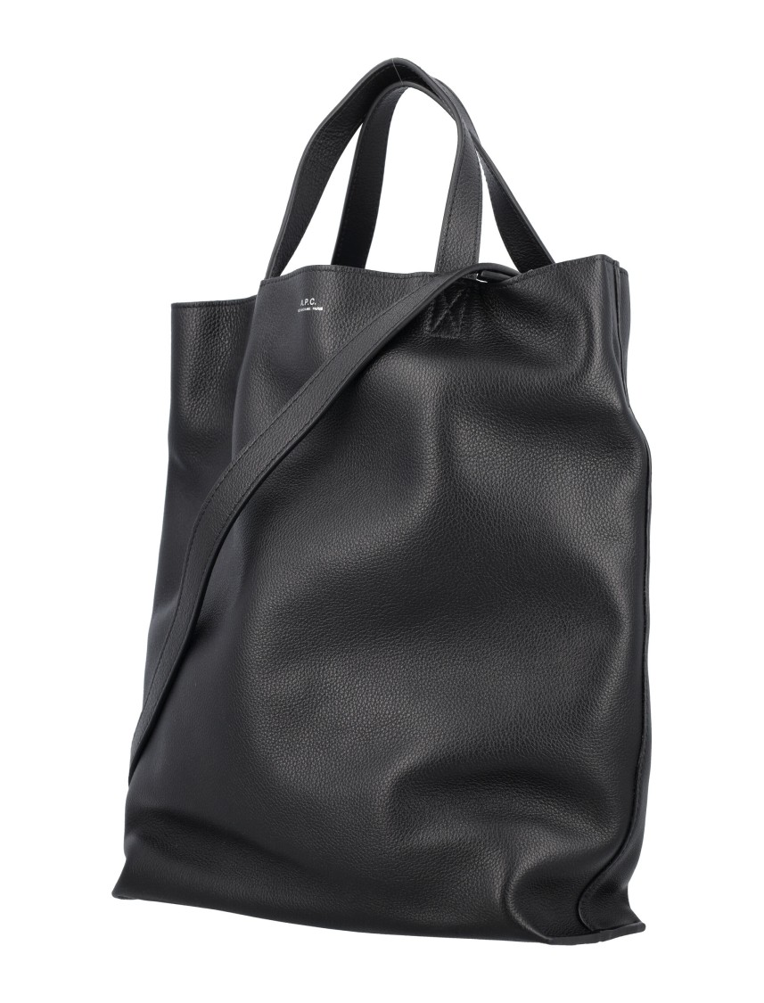 Apc A.p.c. Maiko Medium Shopper Tote In Black