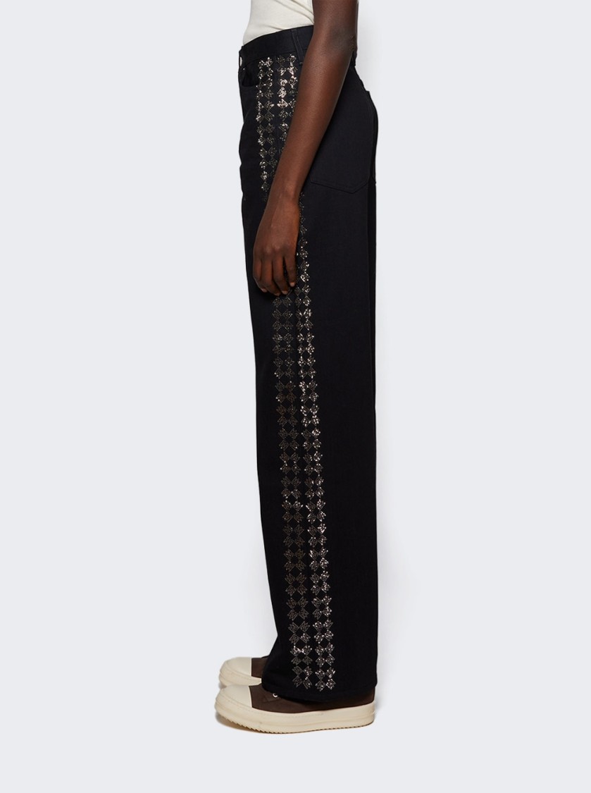 Amiri Denim Straight-leg Jeans In Black