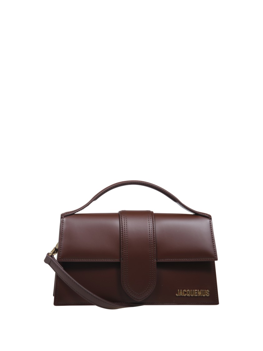 Jacquemus Bambino Cross-body Bag Adjustable Strap In Brown