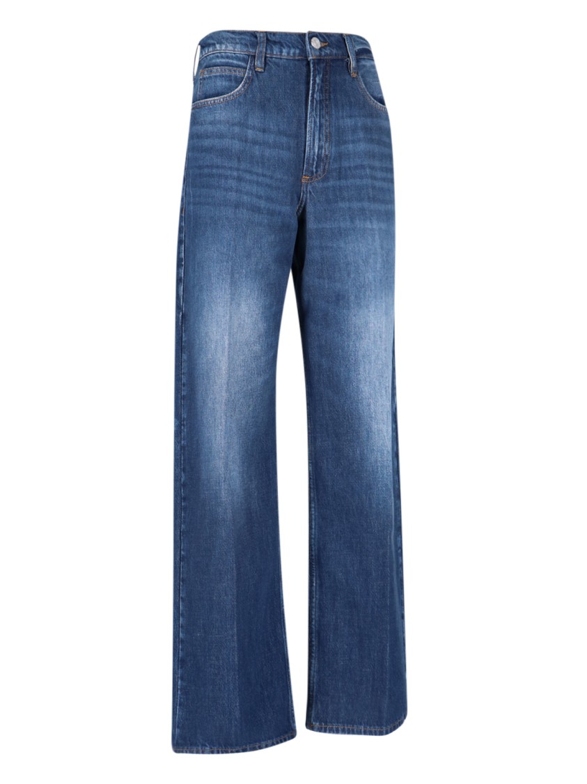 Shop Frame "le High 'n' Tight" Jeans In Blue