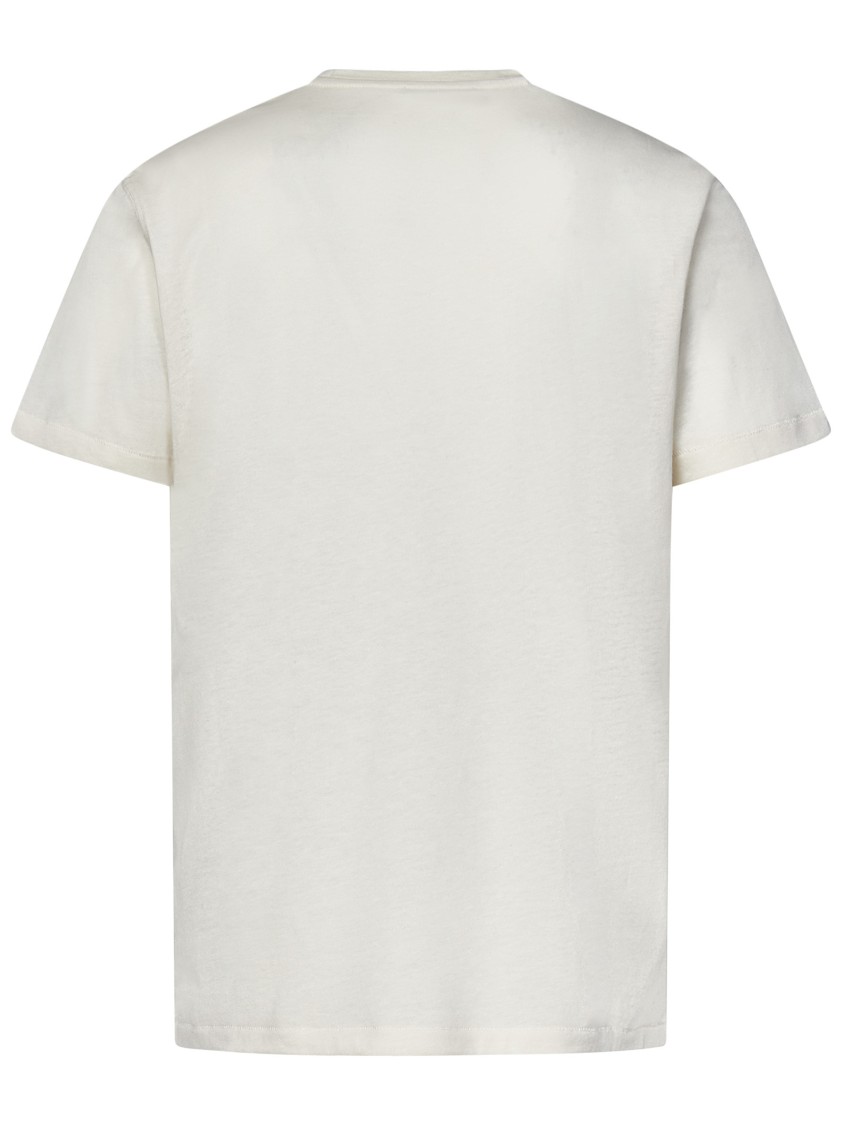 Tom Ford Pink Cotton Blend T-shirt In Neutrals