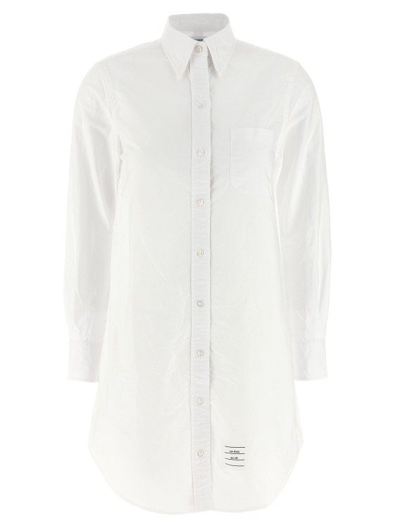 オールインワン・サロペット Thom Browne Oxford Cotton Mini Shirt Dress Oxford Grosgrain Placket Mini Shirtdress | Thom Browne