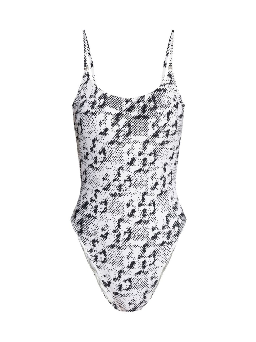 Tory Burch T Monogram Print One-piece Swimsuit