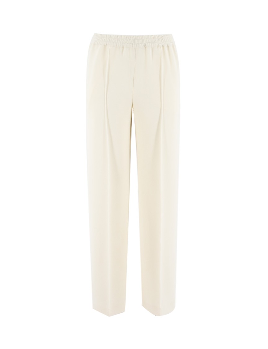 Shop Aspesi Wide Straight Leg Natural Trousers In Neutrals