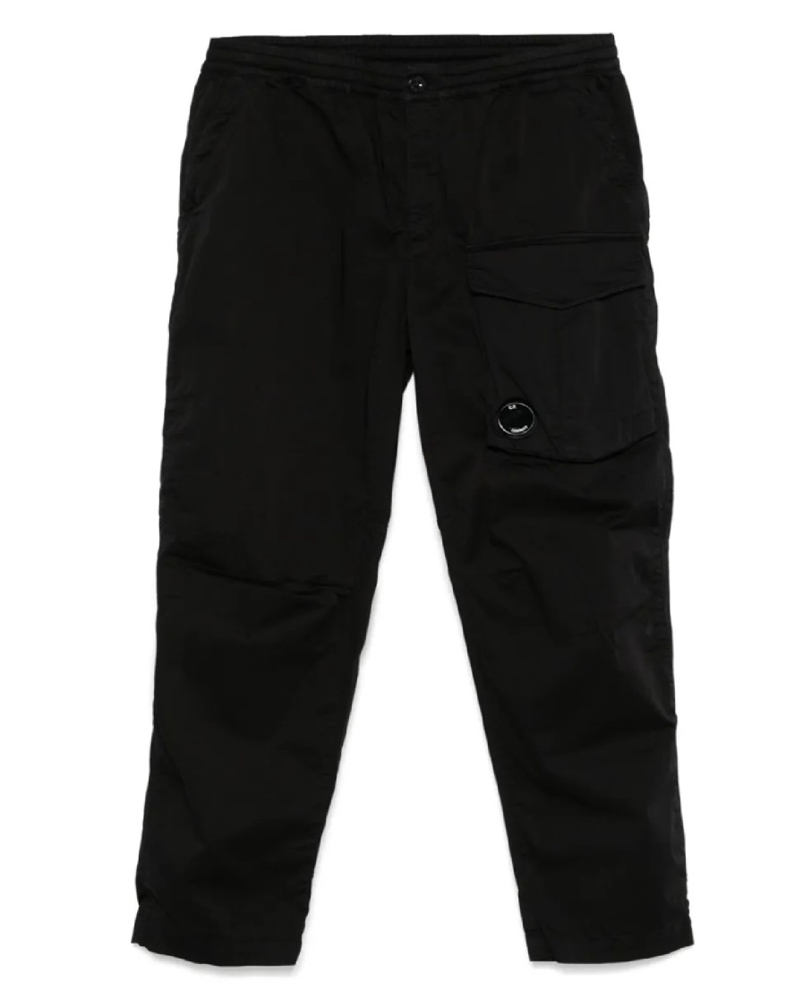 Shop C.p. Company Stretch Sateen Regular Cargo Pants
