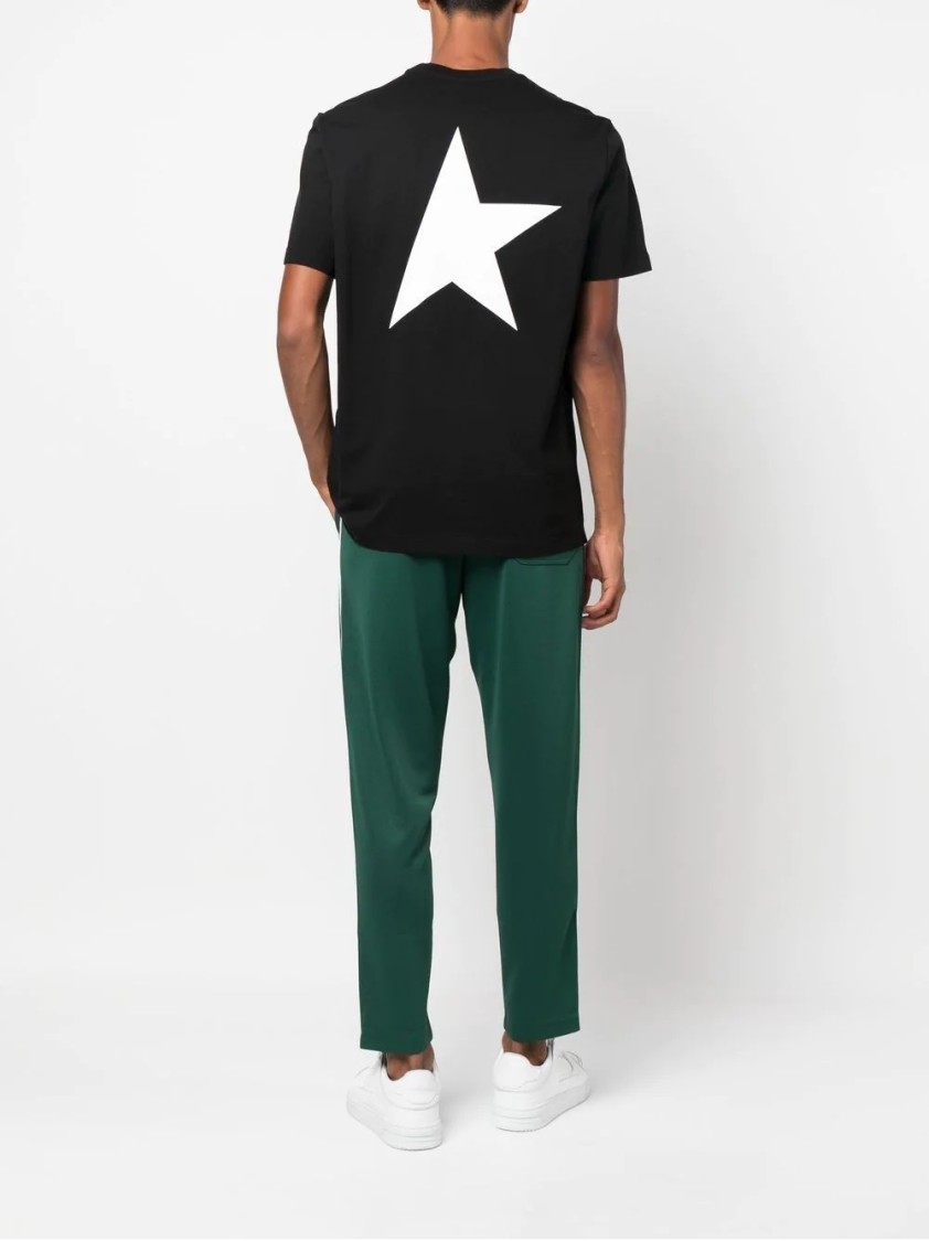 Golden Goose Star Ms Regular T-shirt In Black
