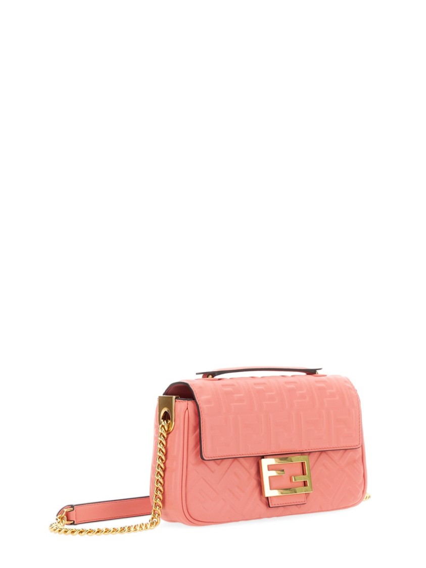 Fendi Women Champagne-coloured Medium Baguette Bag