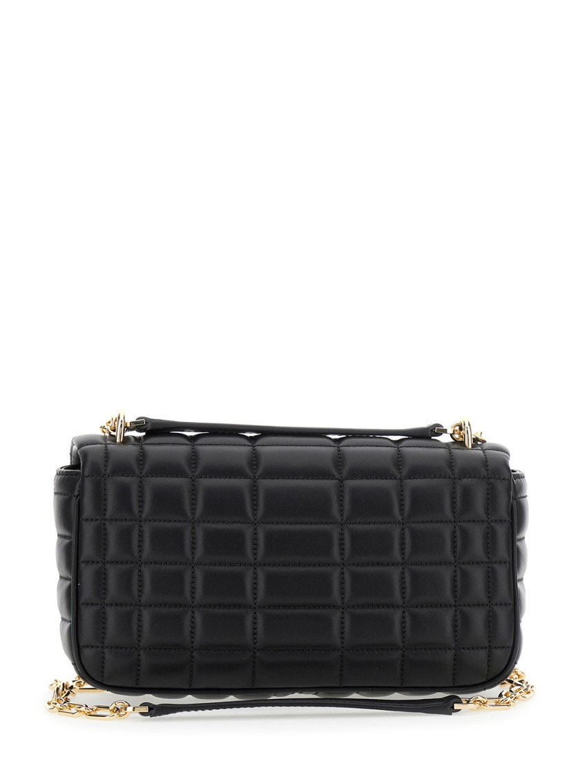 MICHAEL MICHAEL KORS MICHAEL MICHAEL KORS BLACK TRIBECA LG CONV CHAIN SHOULDER BAG