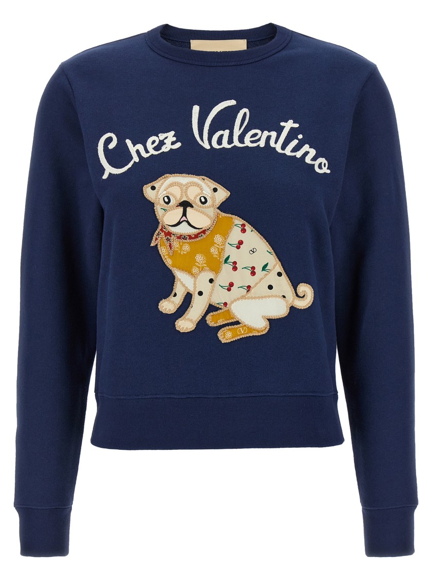 Valentino Garavani Brushed Cotton Sweatshirt