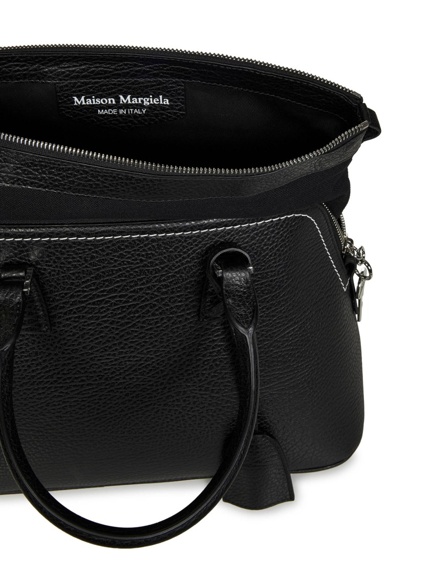 Maison Margiela 5ac Classique Midi Shoulder Bag In Black