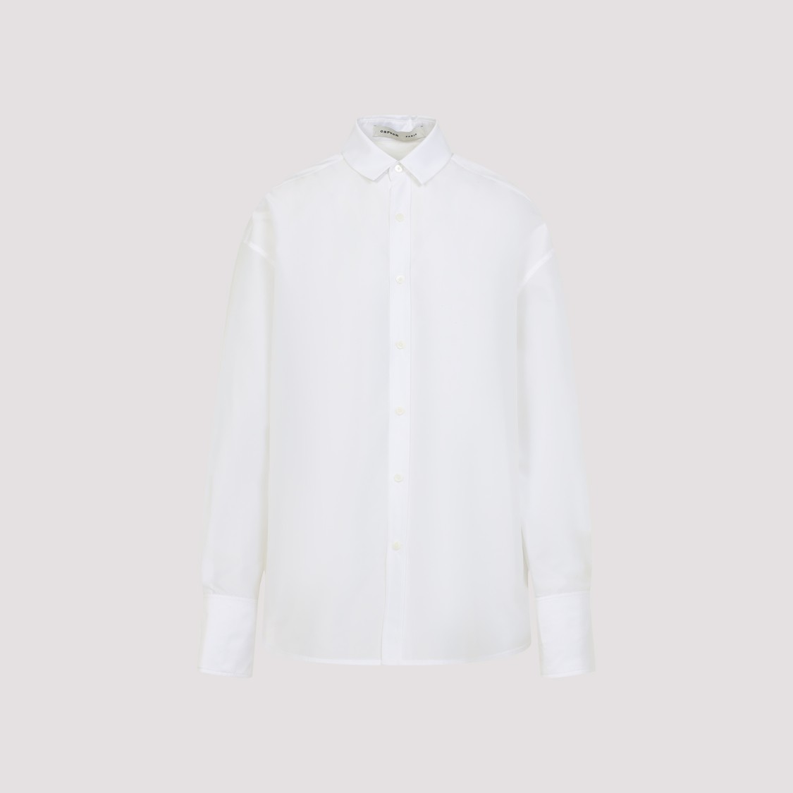Shop Carven White Polyester Shirt