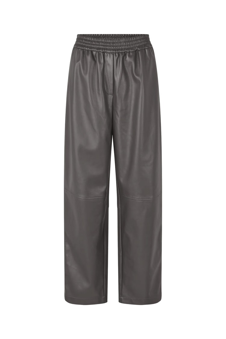 Samsoe & Samsoe Samsoe Samsoe Loose Fit Grey Trousers With Elongated Leg