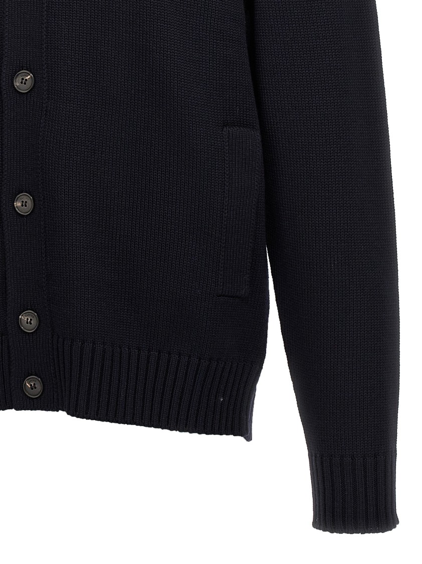 Zanone Man Jacket Midnight Blue Size 46 Virgin Wool In Blue