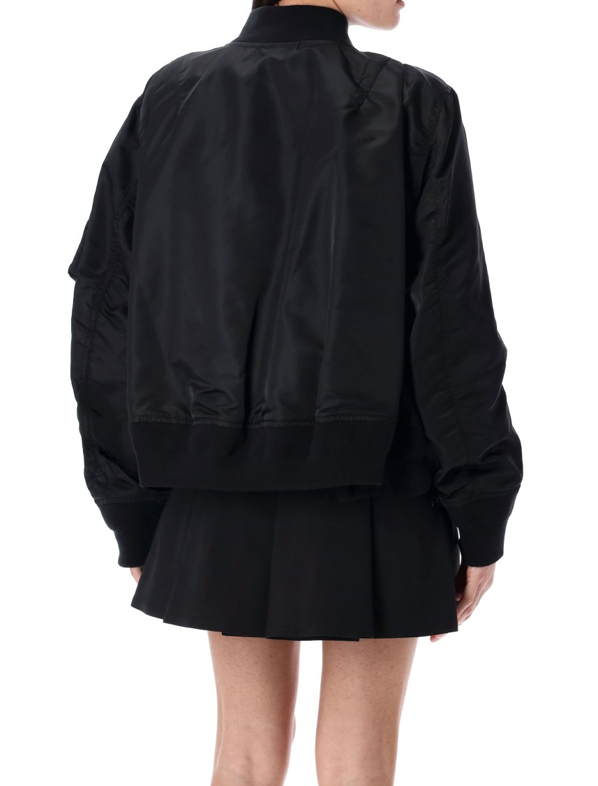 SACAI SACAI NYLON TWILL BLOUSON