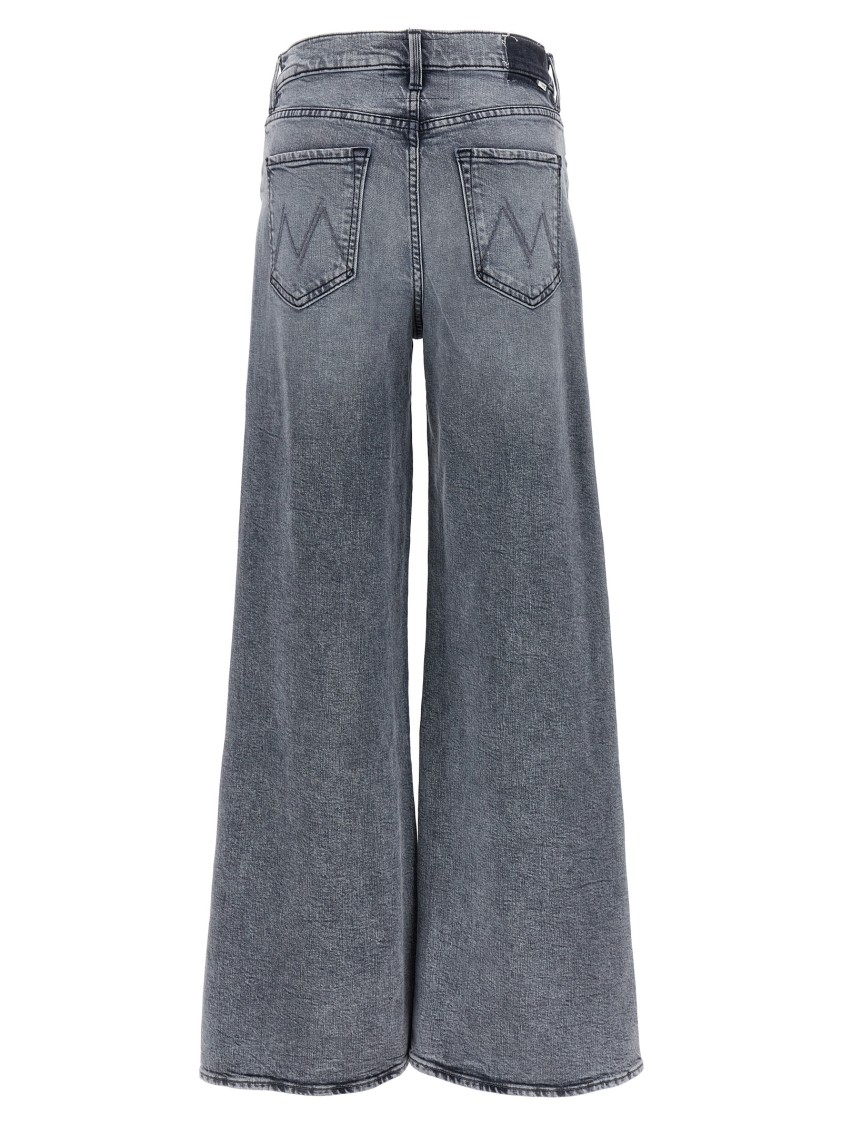 Mother The Swisher Sneak Off The Beaten Path Jeans In Gray