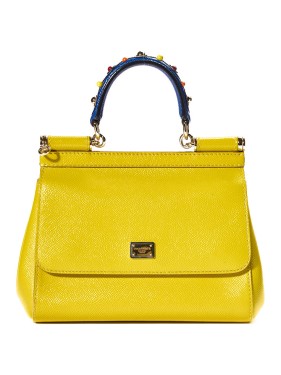 Dolce & Gabbana Small 'Dg' Shopping Bag In Powder Calf