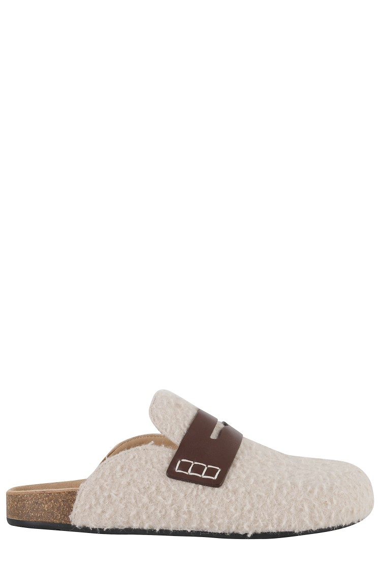 Jw Anderson J. W. Anderson Felt Loafer W In Neutral
