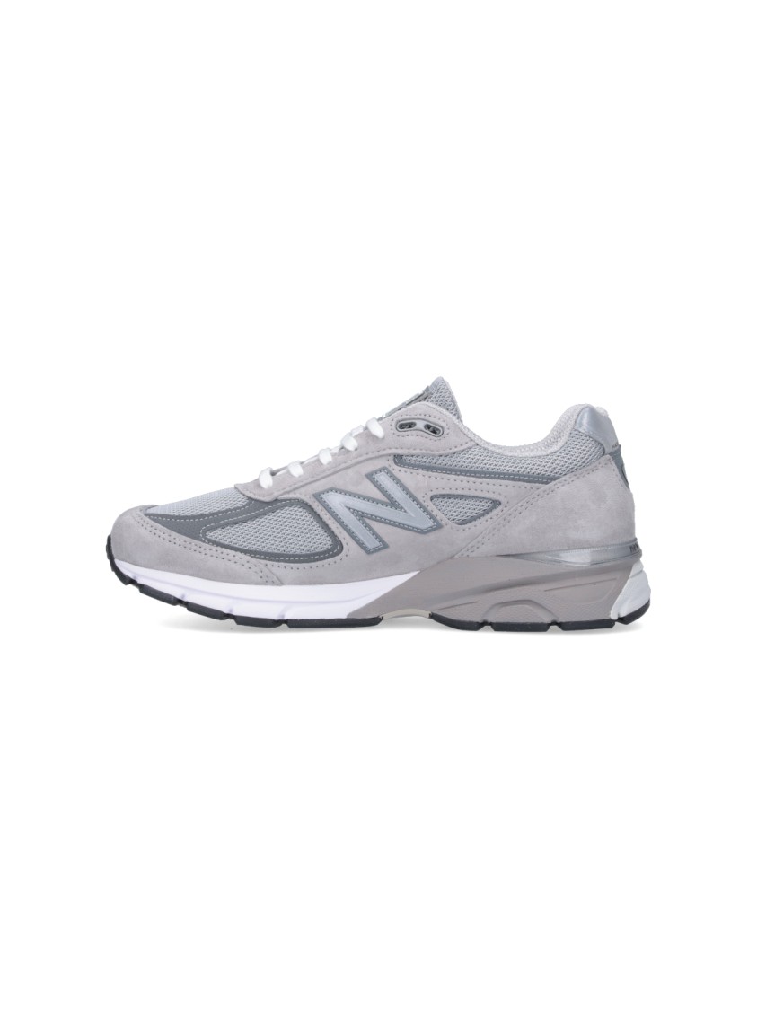 New Balance Gray Made In Usa 990v4 Core Sneakers