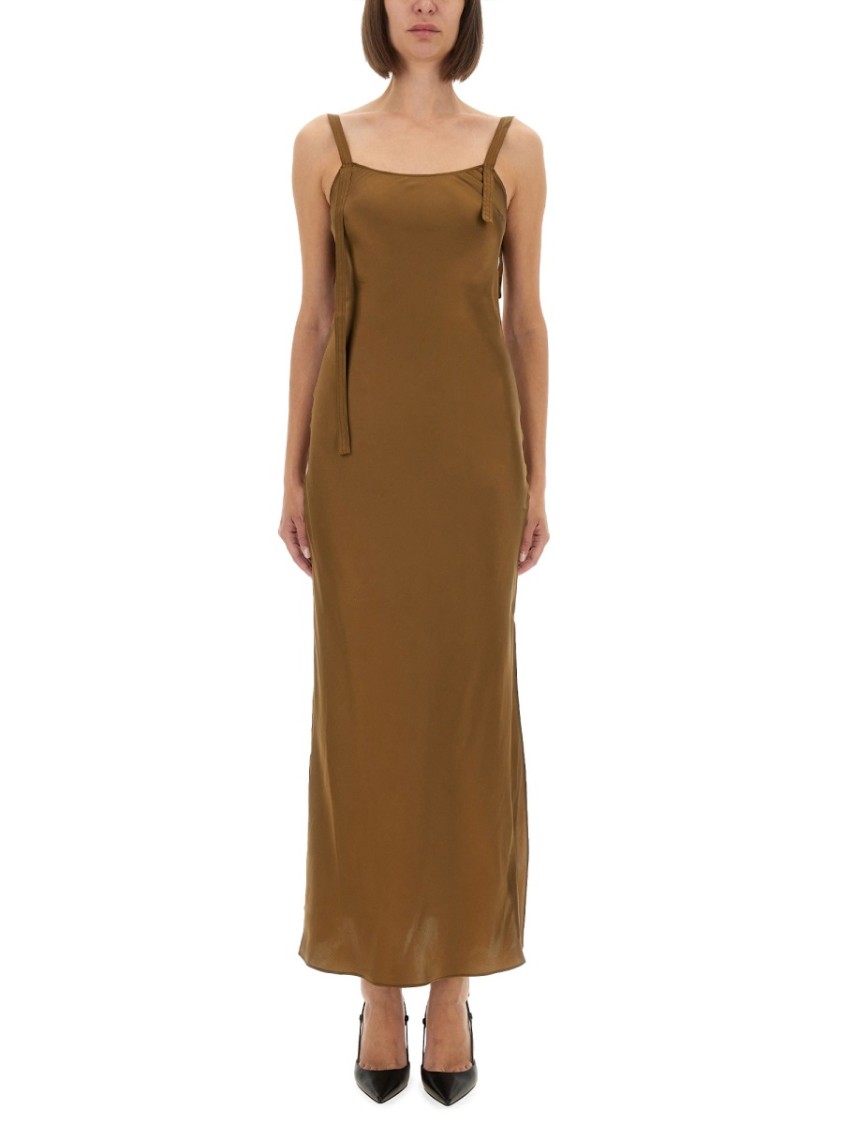 The Garment Tan Catania String Maxi Dress In Brown