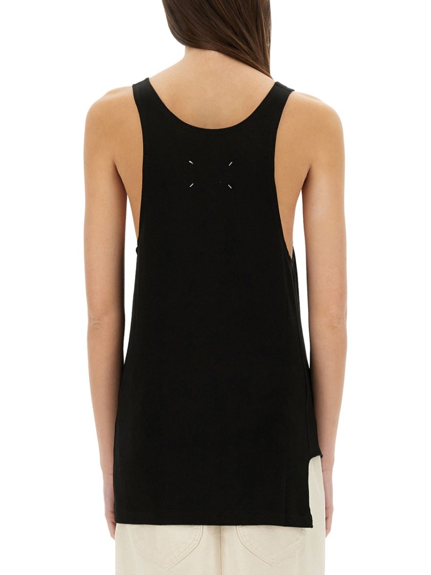Maison Margiela Logo Stamp Tank Top