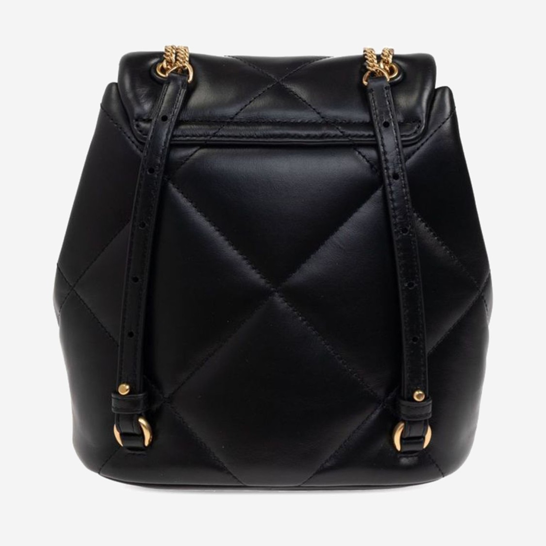 Tory Burch Mini Kira Diamond Quilt Backpack In Black