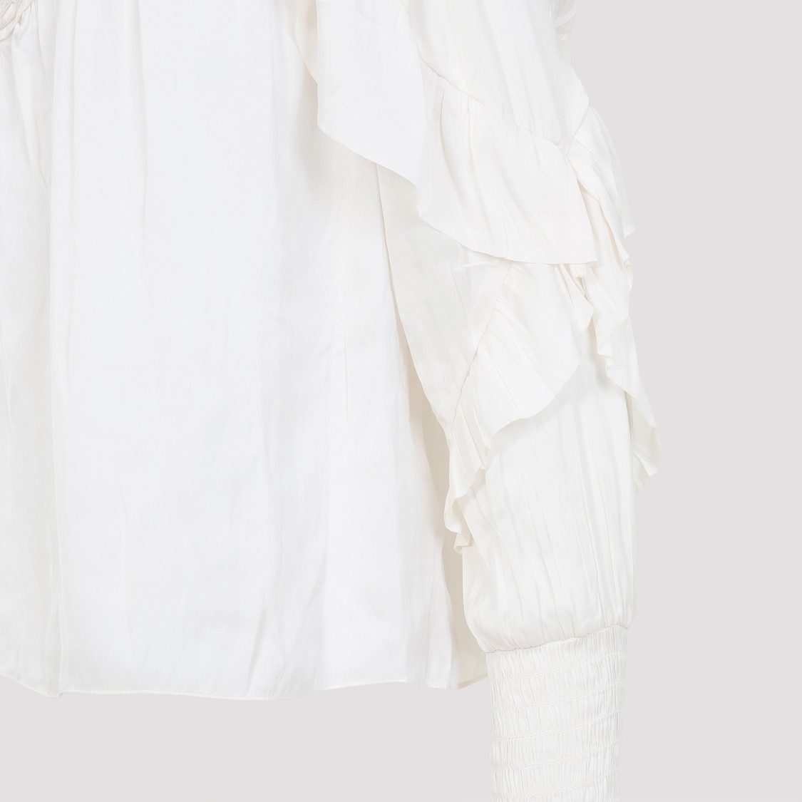 Shop Isabel Marant Seila White Polyester Blouse
