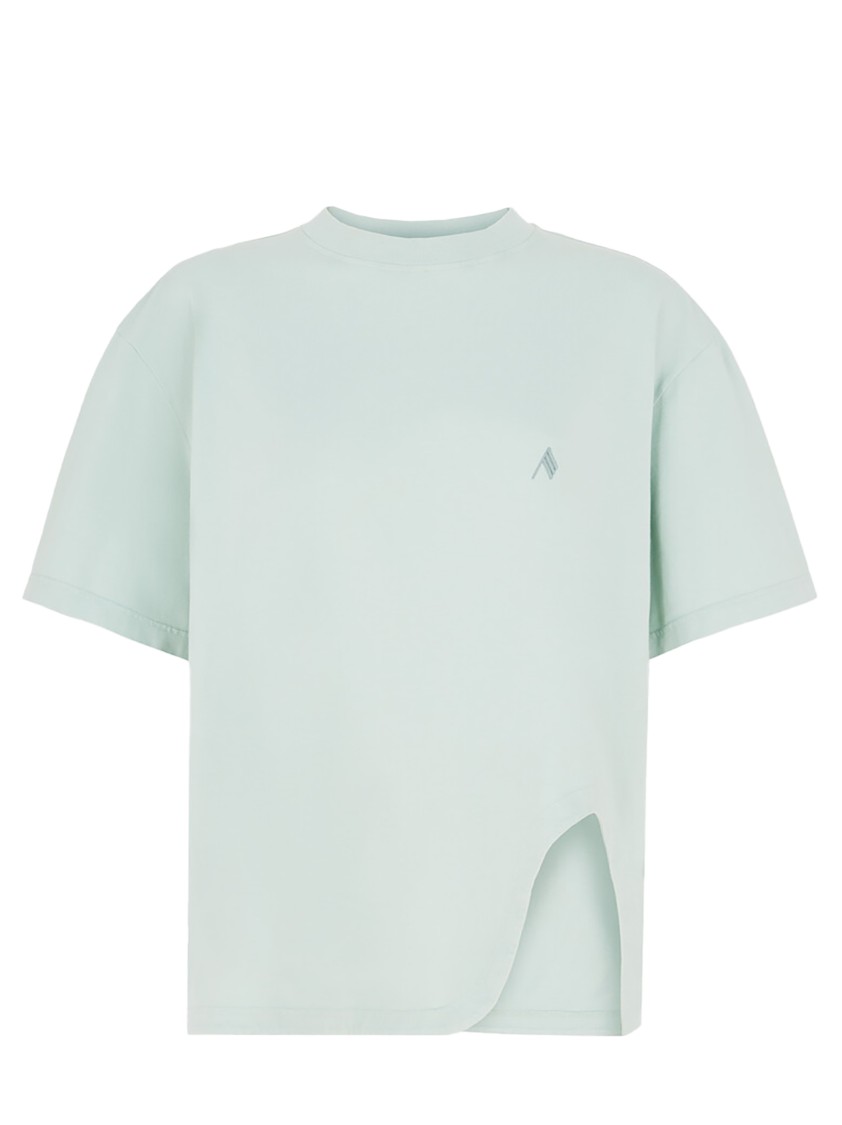 Attico Oversized Short Sleeve Mint Green T-shirt