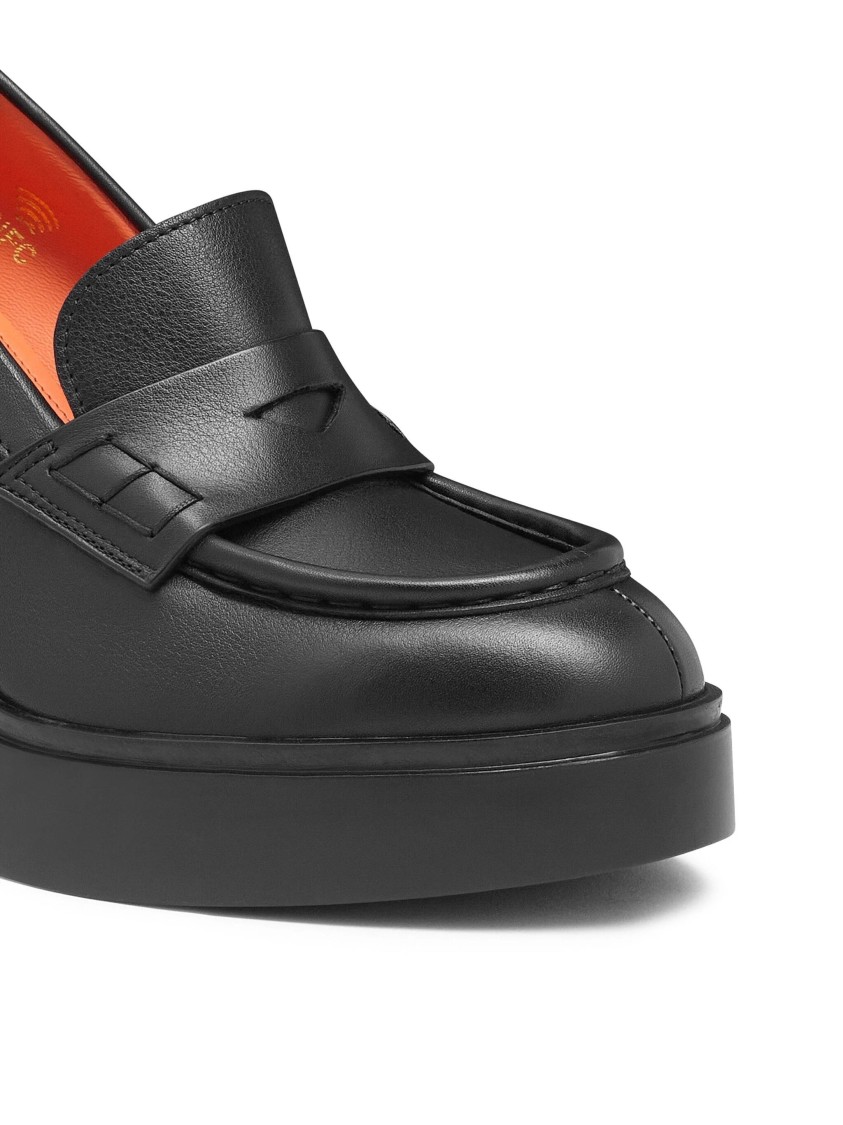 Santoni Closed-design High Heel Pumps In Black