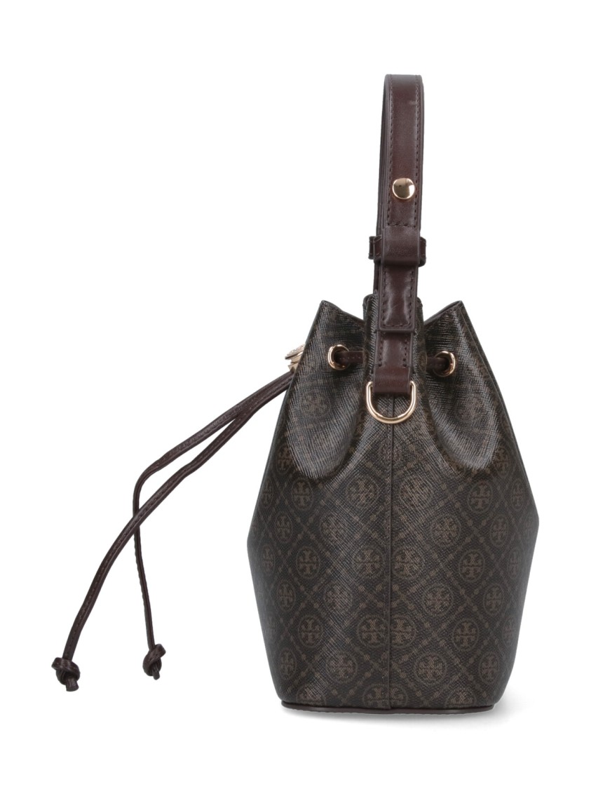 Tory Burch Mini Bucket Bag "t Monogram"