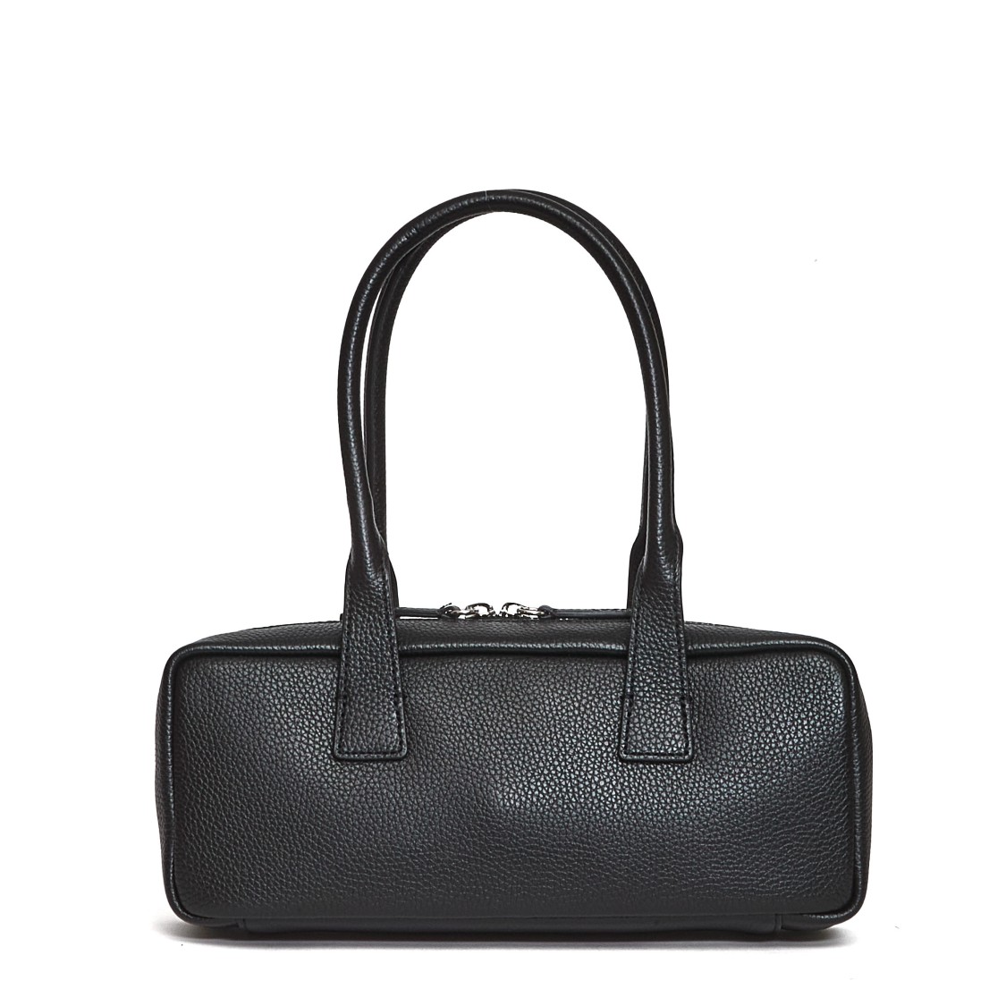 Staud Textured Leather Shoulder Bag With Double-zip Closure