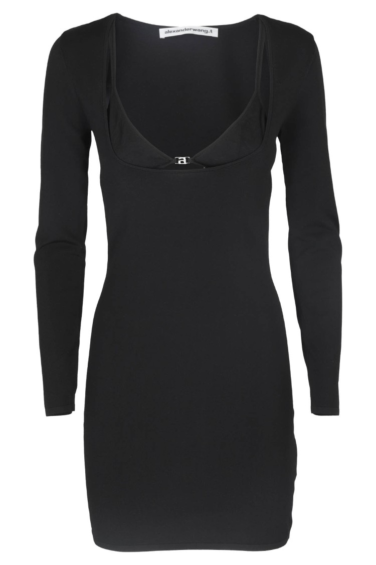 Alexander Wang T T By Alexander Wang Hybrid Bikini Dress In Black