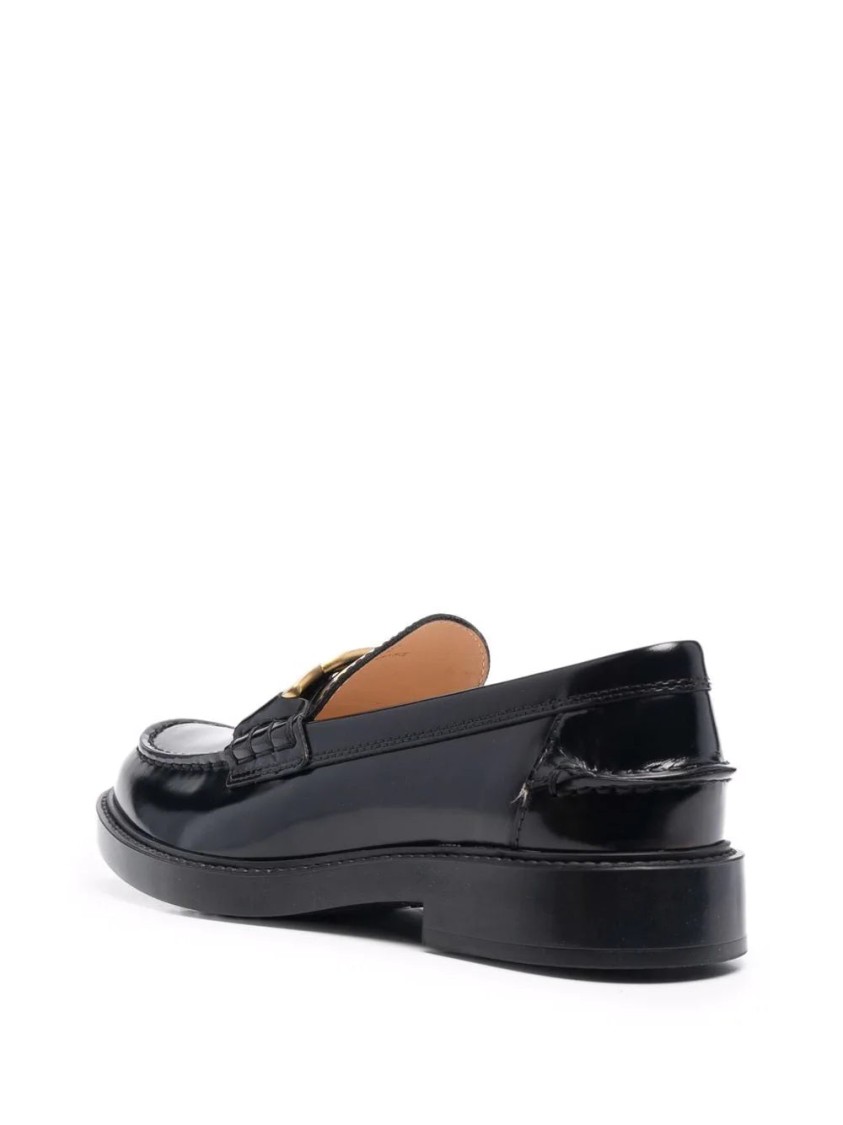 Tod's Gomma Basso 59c Loafers In Black