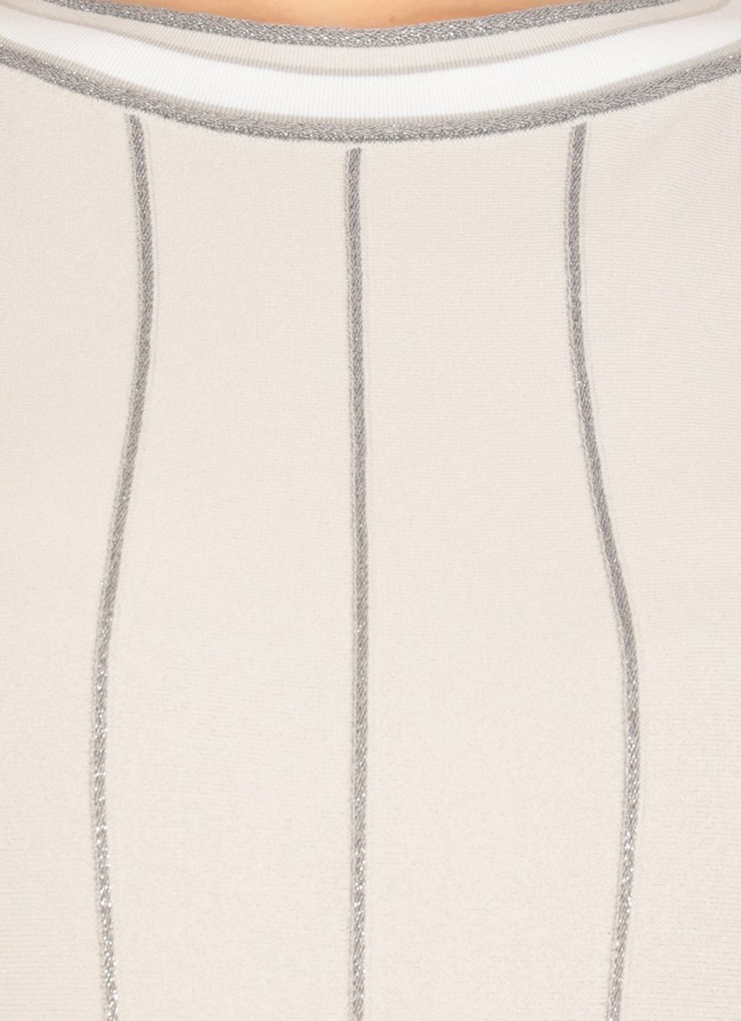 D EXTERIOR D. EXTERIOR GREY VISCOSE BLEND DRESS