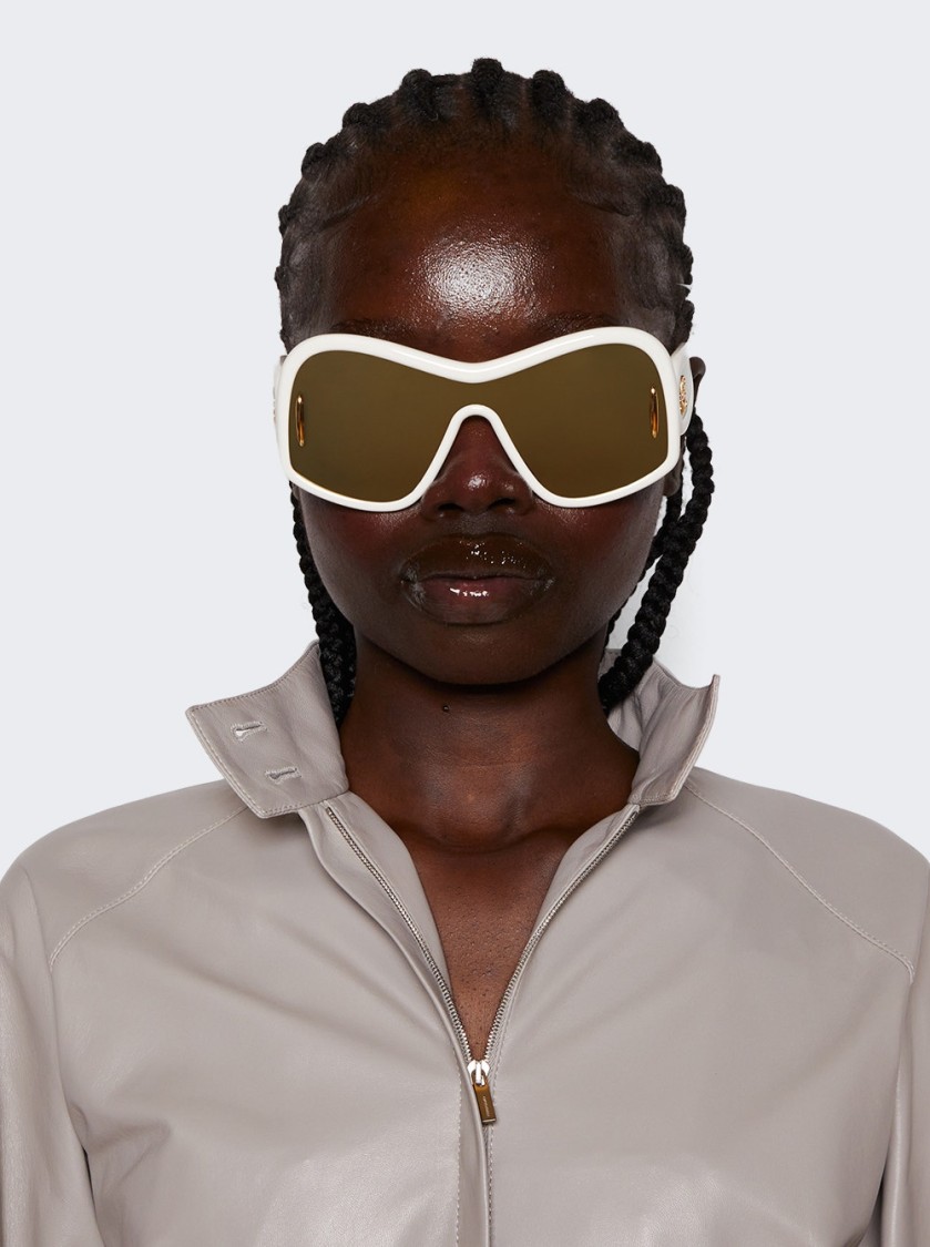 Loewe Fashion Round Sunglasses In Gold