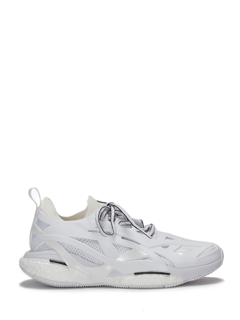Adidas By Stella Mccartney Asmc Solarglide Cutout Runner Sneakers In White