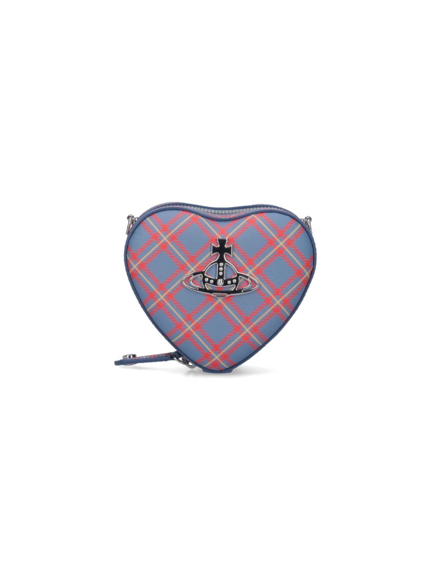Vivienne Westwood Louise Heart' Mini Crossbody Bag  Multicolor