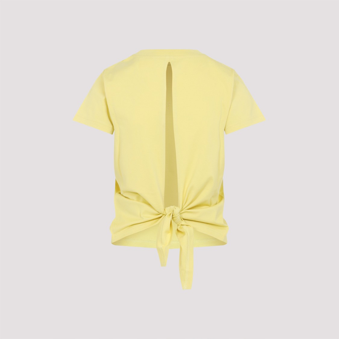 Givenchy Back Bow T-shirt In Yellow
