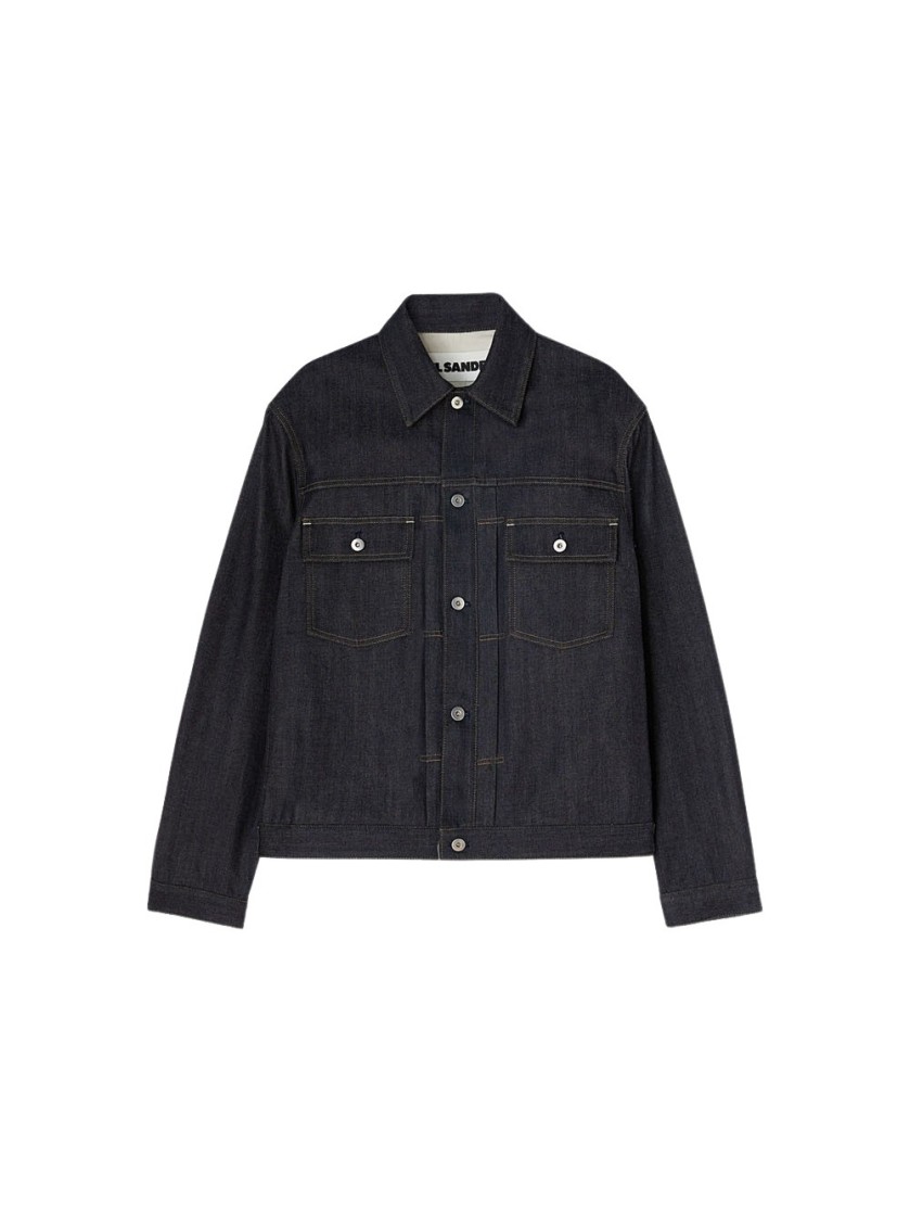 Jil Sander Denim Jacket In Blue