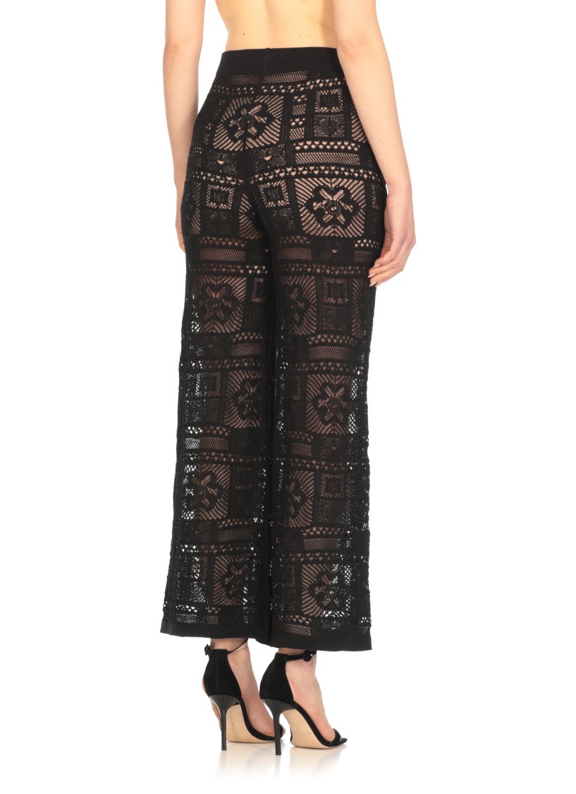 D Exterior D. Exterior Black Cotton Pants