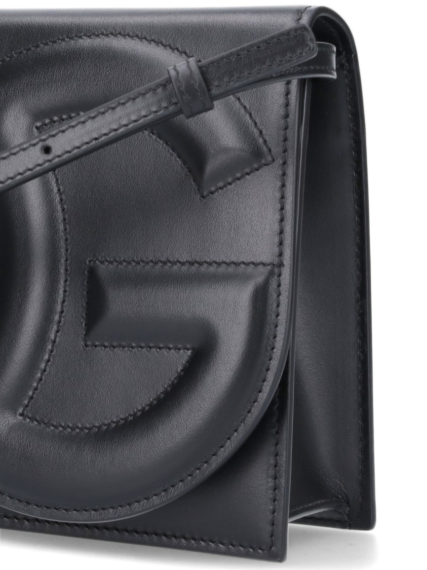 Dolce & Gabbana Dg Logo' Crossbody Bag – Black In Black